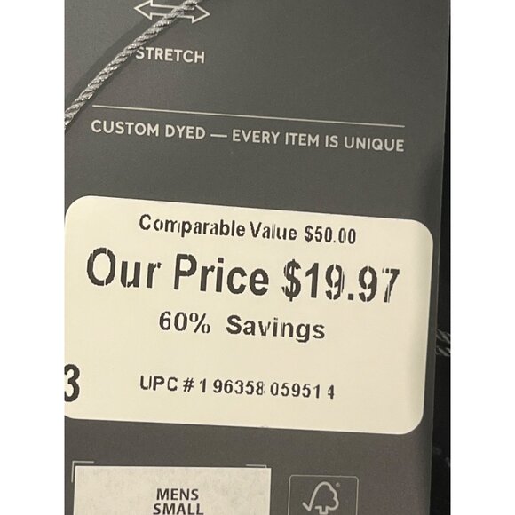 VRST Men's Small 7" Inseam Stretch Shorts Navy Blue Cotton & Polyester - Picture 7 of 9